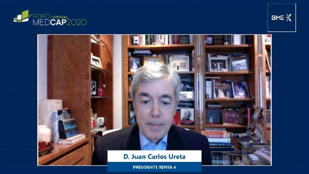 ep el presidente de renta 4 juan carlos ureta durante el foromedcap 2020