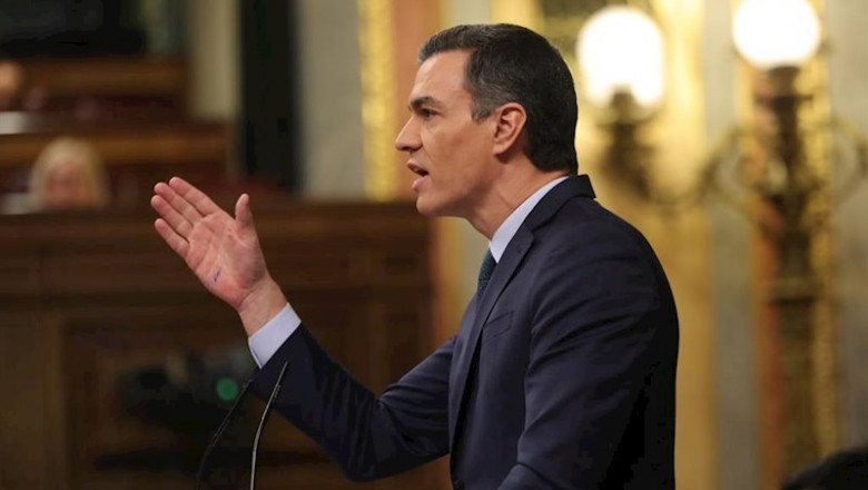 ep el presidente del gobierno en funciones pedro sanchez en la segunda sesion del debate de