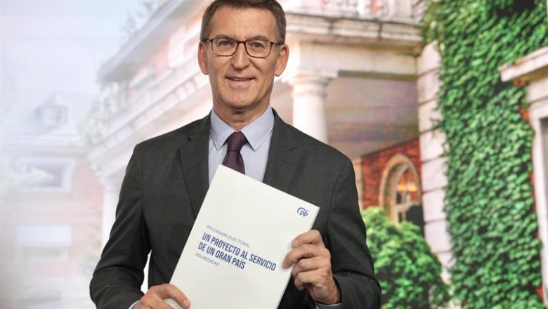 ep el presidente del pp alberto nunez feijoo presenta su programa electoral para las elecciones del ep el presidente del pp alberto nunez feijoo presenta su programa electoral para las elecciones del