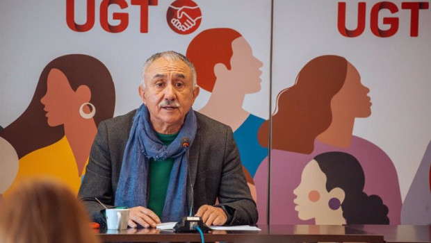 ep el secretario general de ugt pepe alvarez d durante un desayuno informativo en la sede de la ugt