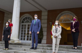 ep i d la vicepresidenta tercera del gobierno yolanda diaz la vicepresidenta primera carmen calvo el