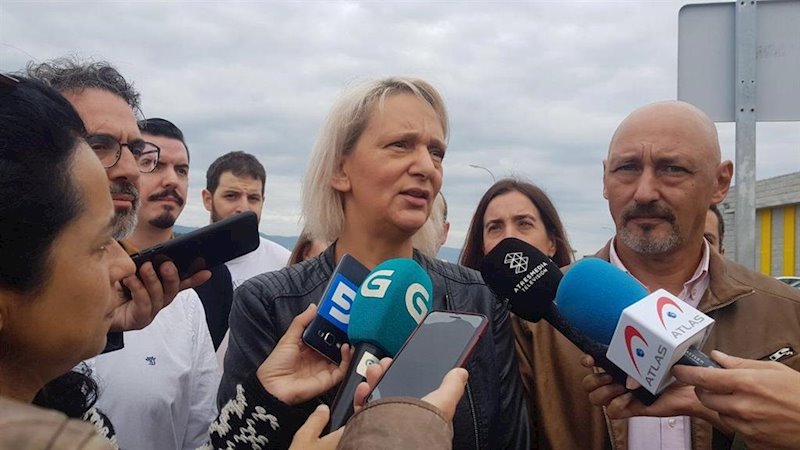 ep la candidata de mas pais por a coruna carolina bescasa ofrece declaraciones a los medios