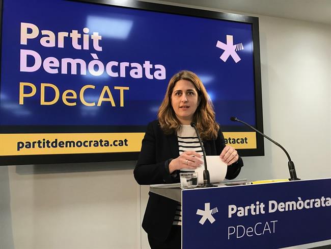 La coordinadora general del PDeCAT, Marta Pascal. | EUROPA PRESS ep la coordinadora generalpdecat marta pascal