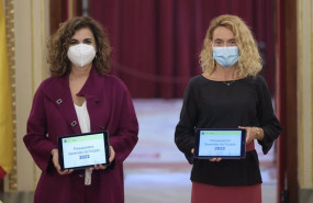 ep la ministra de hacienda y funcion publica maria jesus montero i durante el acto de entrega del