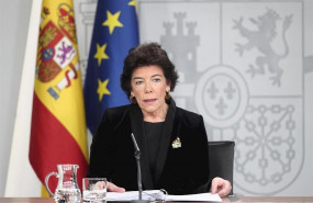 ep la portavoz y ministra de educacion en funciones isabel celaa durante la rueda de prensa tras el