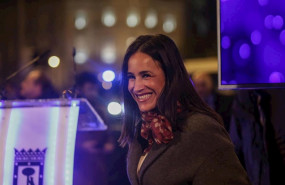 ep la vicealcaldesa de madrid begona villacis asiste al encendido de las luces de navidad de madrid