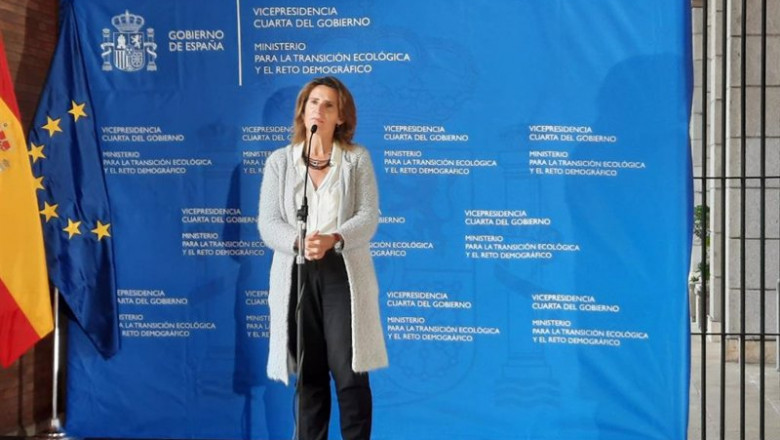 La vicepresidenta cuarta y ministra para la Transición Ecológica y el Reto Demográfico, Teresa Ribera, en la presentación del Plan Moves III. | EUROPA PRESS ep la vicepresidenta cuarta y ministra para la transicion ecologica y el reto demografico teresa 20210409134906