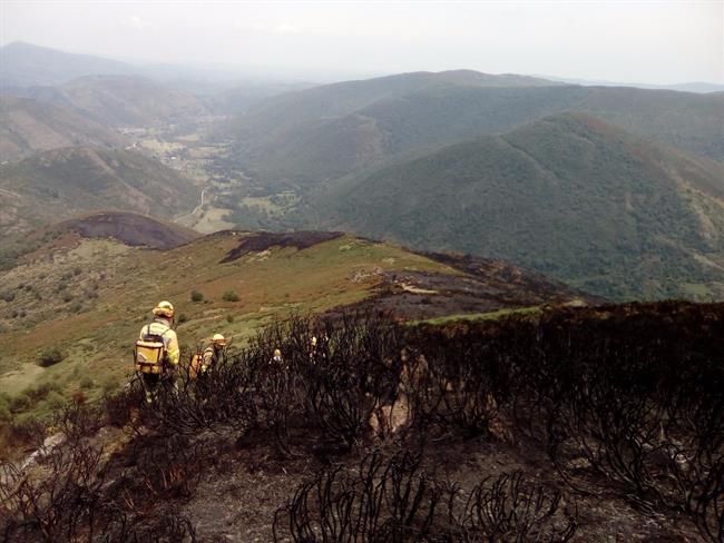 León: Incendio de Montrondo | JCYL ep leon incendiomontrondo
