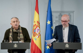 ep los secretarios generales de ugt y de ccoo pepe alvarez i y unai sordo d intervienen en una rueda
