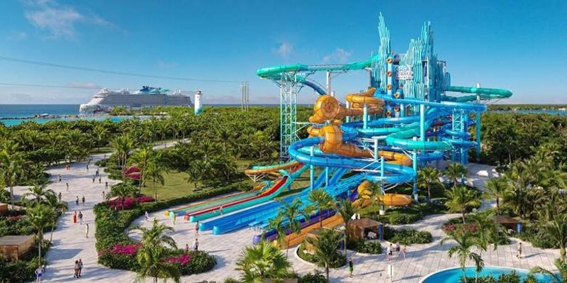 ep norwegian cruise line estrenara en 2026 su mayor parque acuatico en la isla privada de great