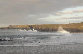 ep olas en la playa de meiras valdovino a coruna temporal oleaje olas en la playa de meiras