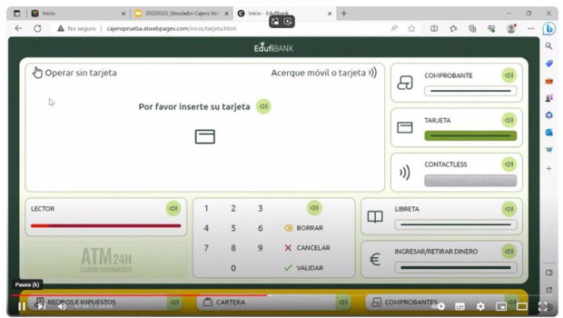ep simulador cajero automatico edufinet