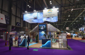 ep stand de las maldivas de fitur 2021 a 21 de mayo de 2021 en ifema madrid espana