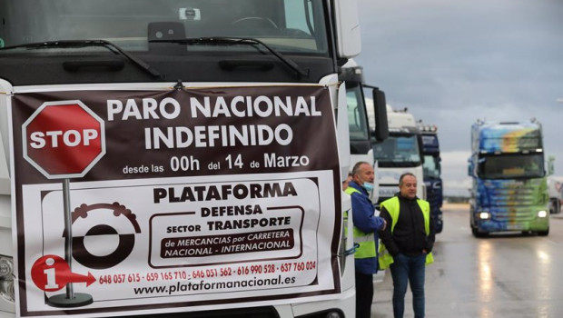 ep transportistas secundando el paro indefinido