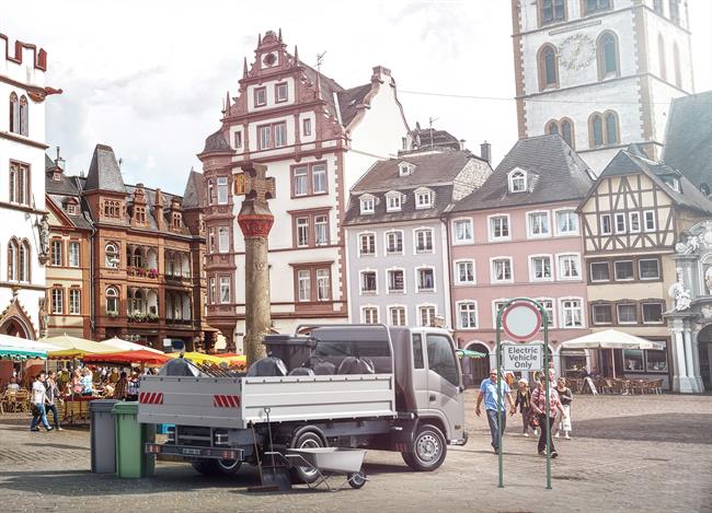 Vehículo comercial con propulsión eléctrica de Bosch | BOSCH ep vehiculo comercialpropulsion electricabosch