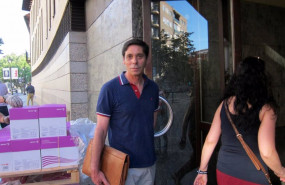 ep archivo   lino rodriguez en una de sus innumerables visitas a los juzgados de valladolid