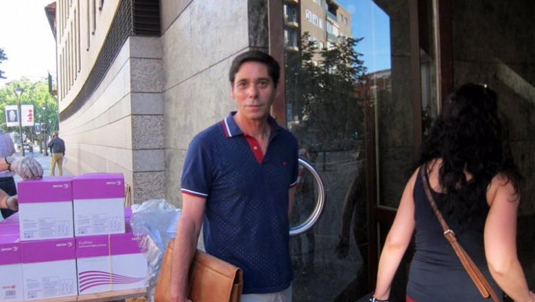 Archivo - Lino Rodríguez, en una de sus innumerables visitas a los juzgados de Valladolid. | EUROPA PRESS. - Archivo ep archivo lino rodriguez en una de sus innumerables visitas a los juzgados de valladolid