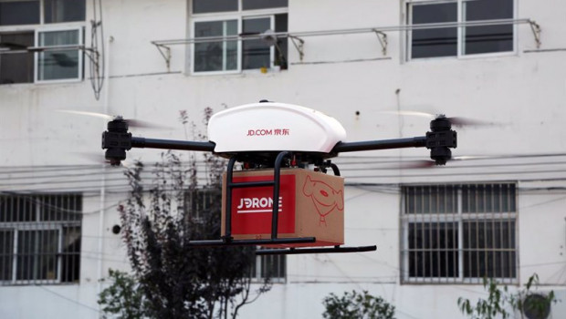 ep archivo   reparto de paquetes con drones de jdcom