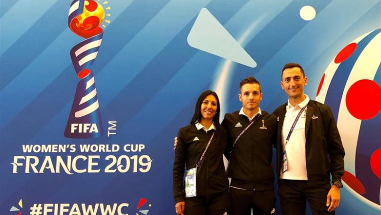 Del Cerro Grande y Sánchez Martínez, equipo VAR de la final del Mundial femenino de Francia | RFEF ep del cerro grandesanchez martinez equipo varla finalmundial femeninofrancia