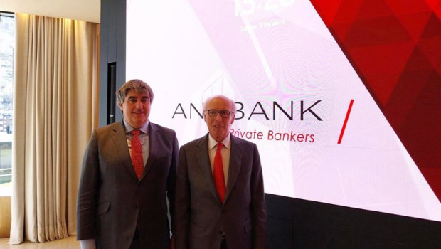 ep el ceo de andbank carlos aso y el presidente de andbank manel cerqueda