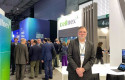 ep el ceo de cellnex espana alfonso alvarez en el estand de la compania en el mwc