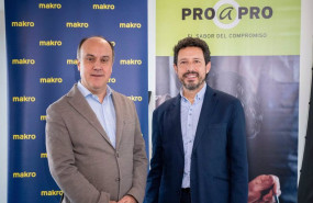 ep el consejero delegado de makro en espana david martinez fontano y el consejero delegado de pro a