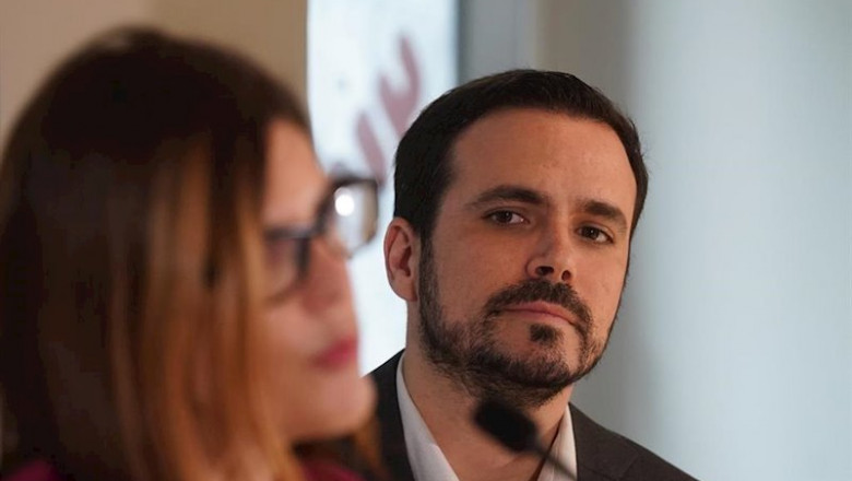 ep el ministro de consumo y coordinador general de iu alberto garzon