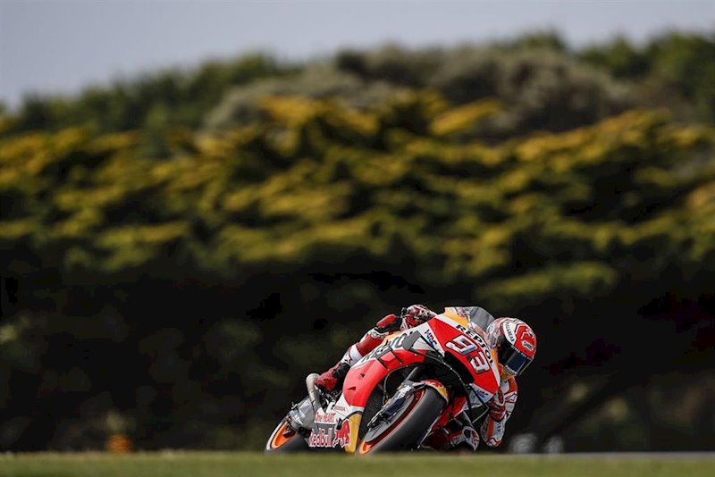 ep el piloto de motogp marc marquez repsol honda en el gp australia 2019
