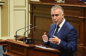 ep el presidente de canarias angel victor torres interviene desde la tribuna en el parlamento de