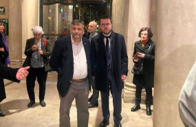 ep el presidente de la generalitat pere aragons junto al coordinador nacional de unio de pagesos