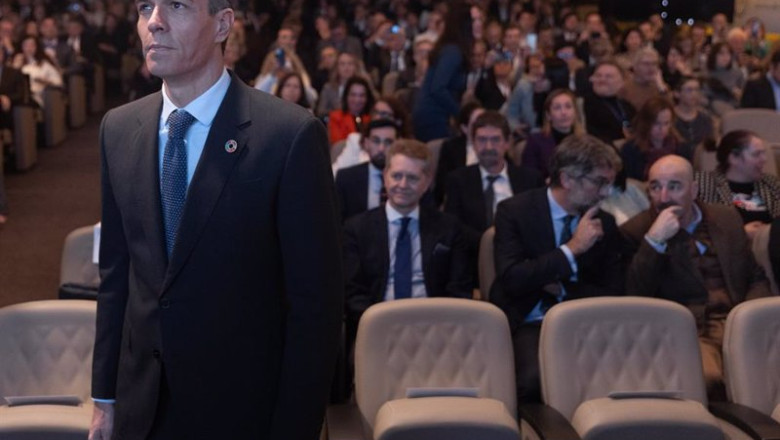 ep el presidente del gobierno pedro sanchez durante el acto hispania 2040 como la inteligencia ep el presidente del gobierno pedro sanchez durante el acto hispania 2040 como la inteligencia