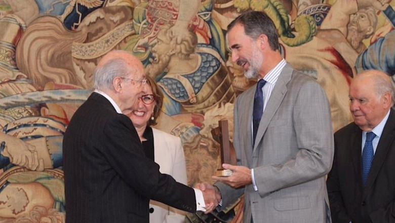 ep el rey entrega a placido arango el premio enrique v iglesias al desarrollo del espacio ep el rey entrega a placido arango el premio enrique v iglesias al desarrollo del espacio