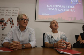 ep el secretario general de ugt pv tino calero i y el secretario general de ugt pepe alvarez d