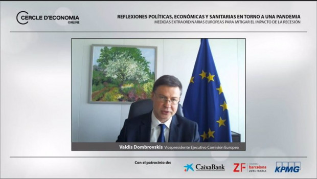 ep el vicepresidente ejecutivo de la comision europea valdis dombrovskis