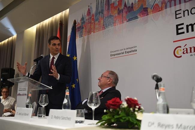 ep encuentropedro sanchezla delegacion empresarial espanolacuba