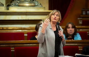 ep intervencion de la consellera de salud alba verges en el parlament en una foto de archivo