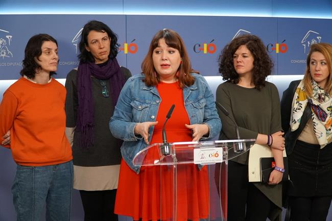 La diputada Ángela Rodríguez en el Congreso | EN MAREA ep la diputada angela rodriguezcongreso