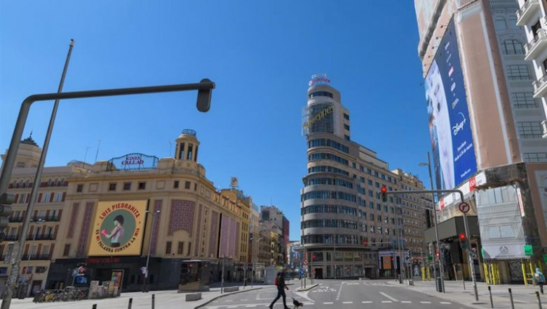 ep la gran via de madrid vacia ep la gran via de madrid vacia