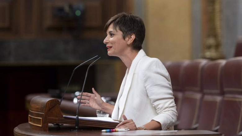ep la ministra de vivienda isabel rodriguez interviene durante una sesion plenaria en el congreso de ep la ministra de vivienda isabel rodriguez interviene durante una sesion plenaria en el congreso de