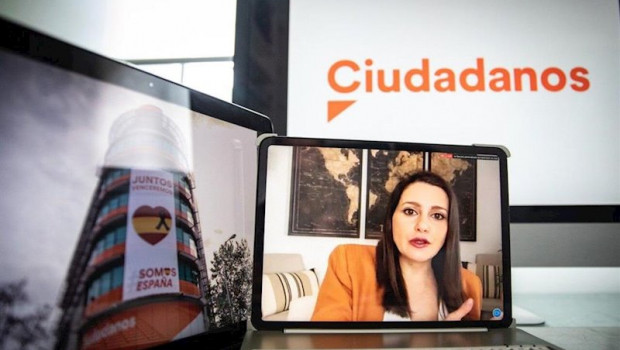 ep la presidenta de ciudadanos y portavoz en el congreso de los diputados ines arrimadas en una