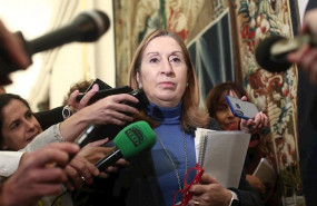 ep la vicepresidenta segunda de la mesa del congreso ana pastor su llegada a la reunion de la mesa