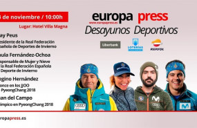 ep may peus paula fernandez-ochoa regino hernandez y juan del campo participaran en los desayunos