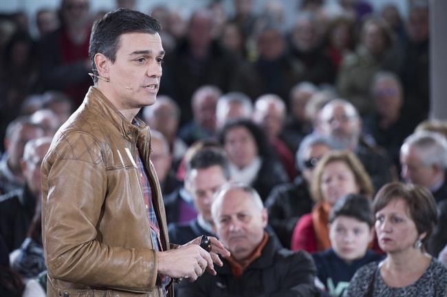 Pedro Sánchez interviene en un acto en Valladolid | PSOE ep pedro sanchez intervieneun actovalladolid