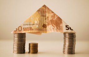 casa billete 50 euros naranja