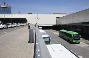 ep archivo   autobuses en el primer dia de la operacion salida de verano en julio en la estacion sur