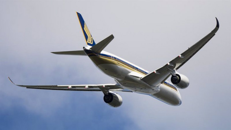 Archivo - Avión de Singapore Airlines. | SINGAPORE AIRLINES - Archivo ep archivo avion de singapore airlines 20220302133605
