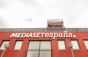 ep archivo - cartel de mediaset espana en la sede de telecinco en madrid espana a 5 de marzo de 2020