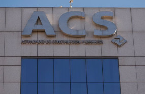 ep archivo   fachada de la sede de acs a 4 de abril de 2023 en madrid espana