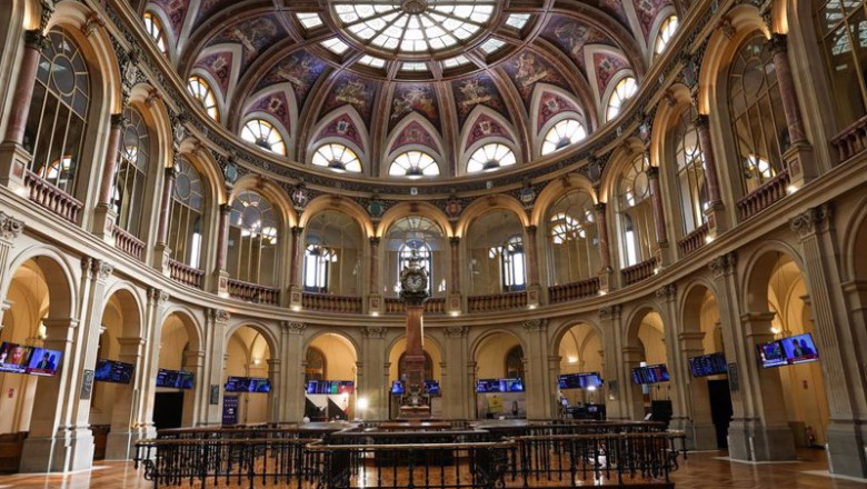 ep archivo paneles del ibex 35 en el palacio de la bolsa de madrid a 5 de septiembre de 2023 en ep archivo paneles del ibex 35 en el palacio de la bolsa de madrid a 5 de septiembre de 2023 en