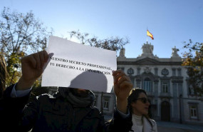 ep concentracion frente al tribunal supremo de madrid contra el ataque a la libertad de prensa en